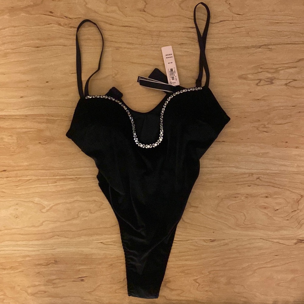 Victoria’s Secret Leotard w. rhinestones xs NWT
